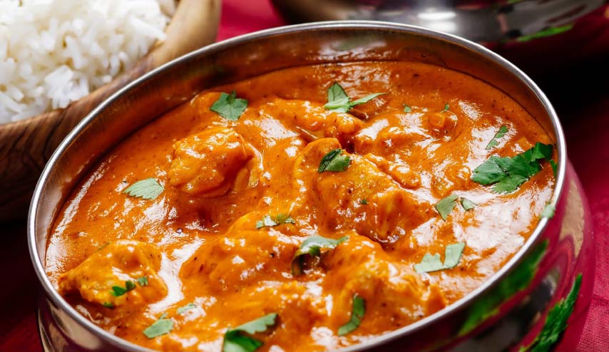 Saffron indian cuisine signature dishes Chicken Tikka MasalaChicken MakhaniChanna Aloo